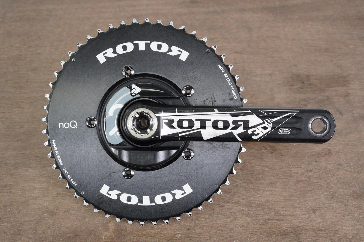 172.5mm 52/36T BB30 Rotor 3DF Power2Max Power Meter Crankset