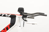 M (Medium) Giant Trinity Carbon Rim Brake TT Triathlon Frameset + Cockpit