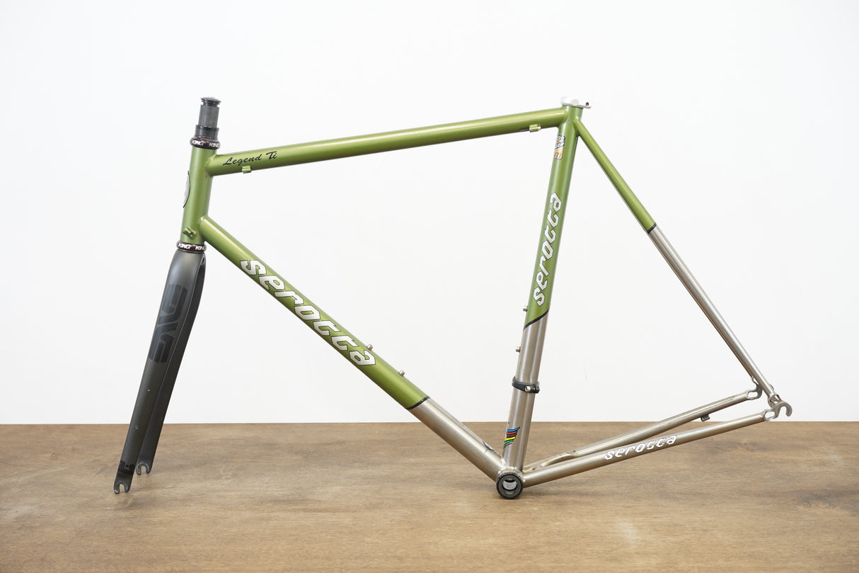 L (Large) Serotta Legend II Ti ENVE Titanium Carbon Rim Brake Frameset