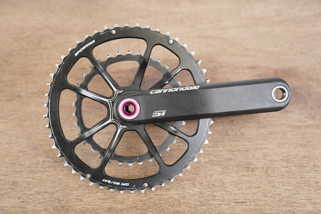 175mm 50/34T Cannondale Si Spidering Hollowgram Road Crankset