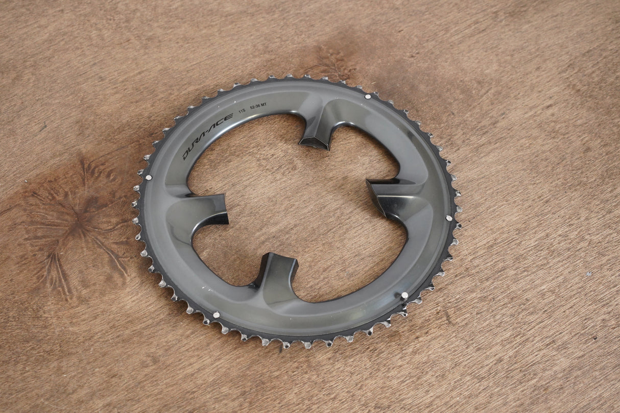 52T Shimano Dura-Ace FC-R9100 11 Speed Mid-Compact Chainring