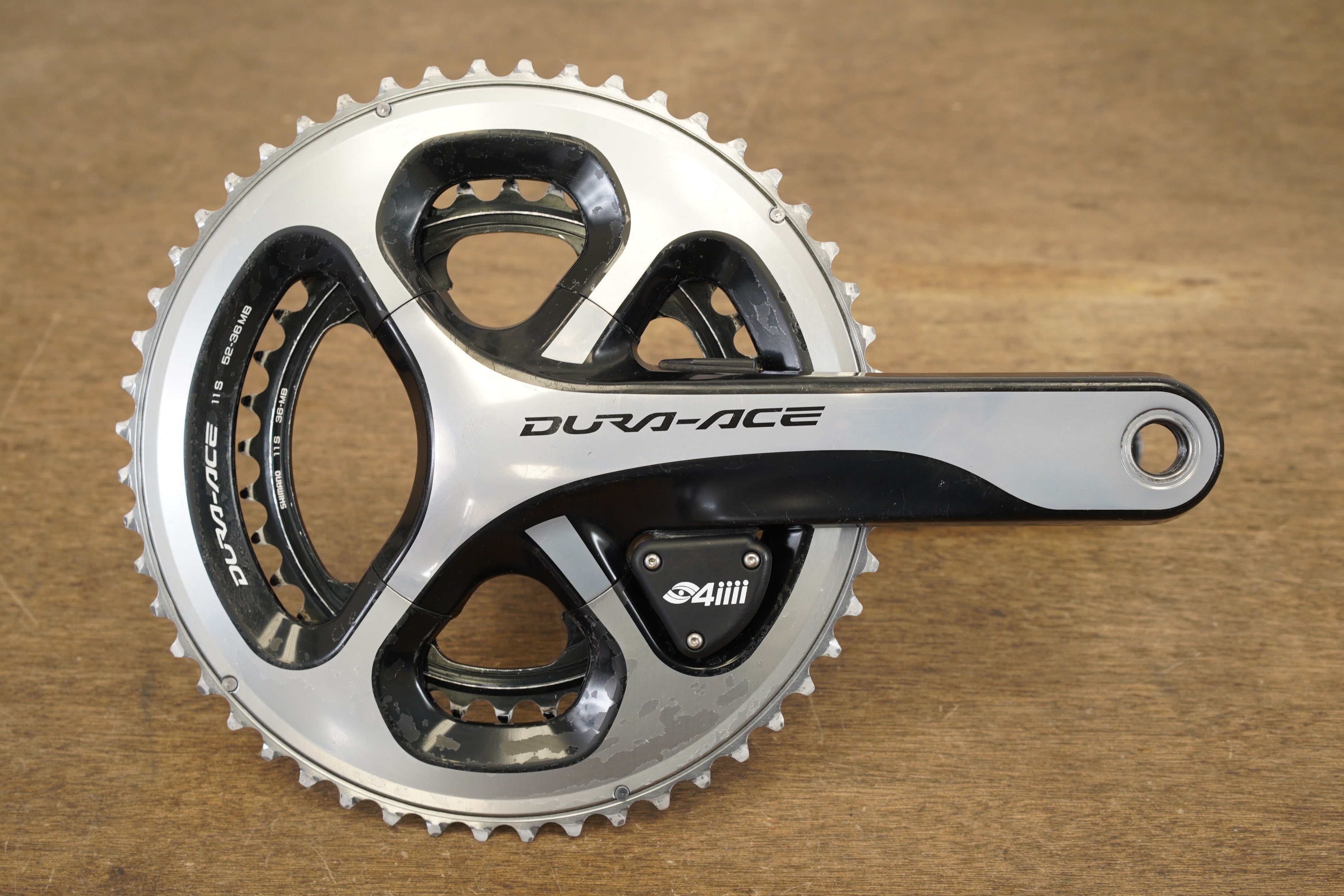 DURA-ACE FC-09 52-36T 170mm 11s　新品未使用 172.5mm 52/36T Shimano Dura-Ace FC-9000 11 Speed 4iiii Power Meter