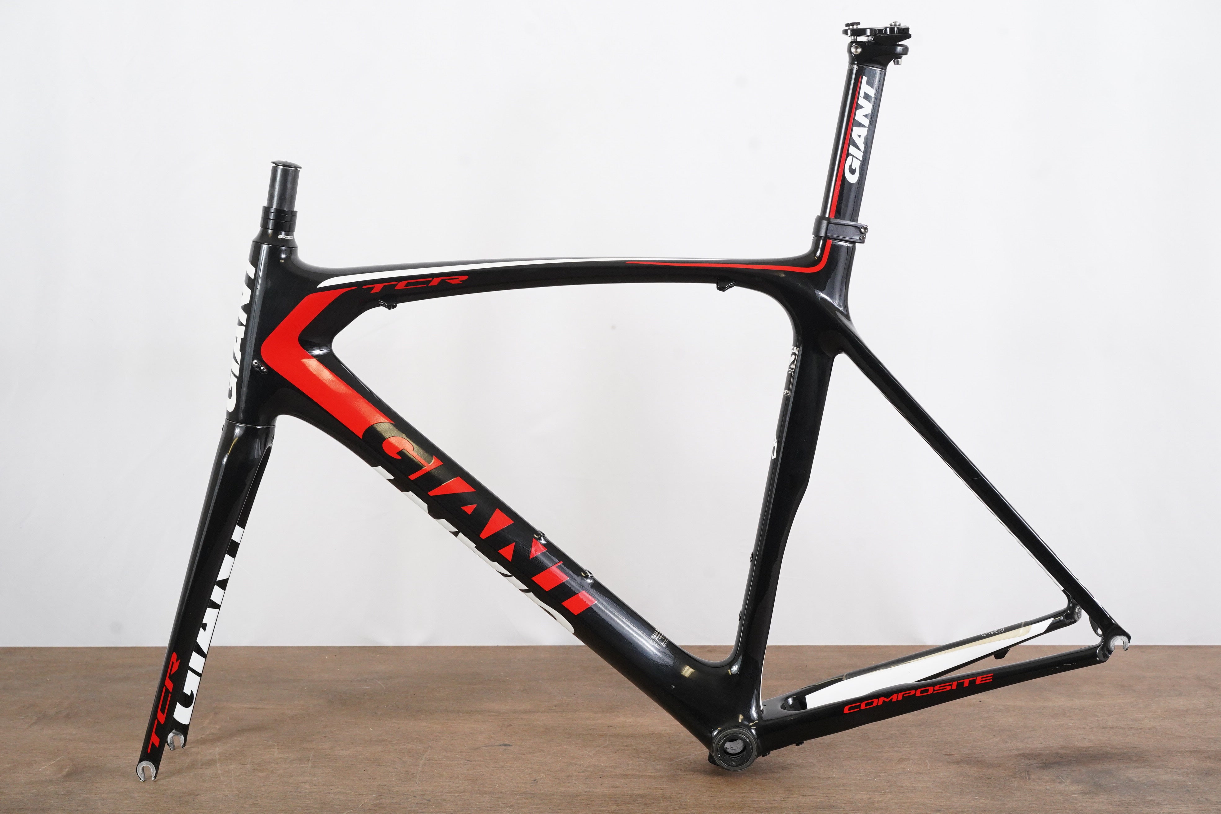 L Large Giant TCR Composite 2 Carbon Rim Brake Road Frameset