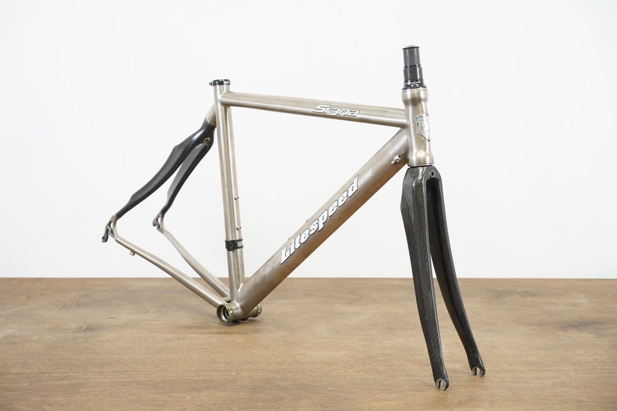 51cm Litespeed Siena Carbon Titanium Rim Brake Frameset