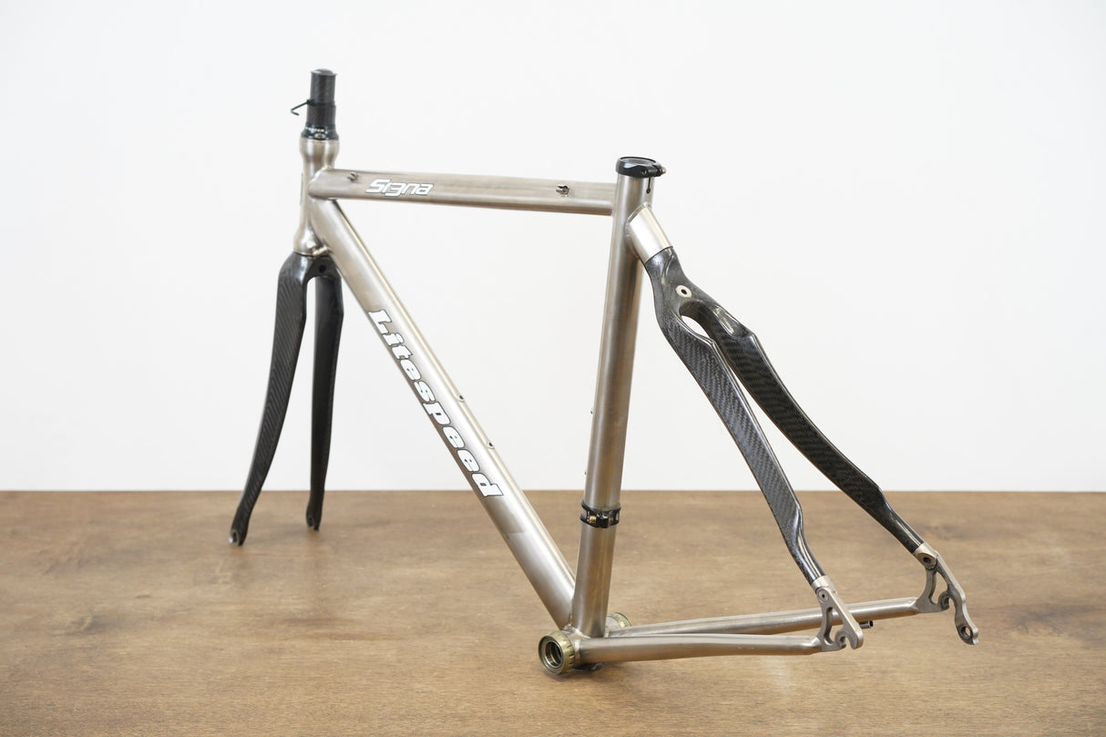 51cm Litespeed Siena Carbon Titanium Rim Brake Frameset