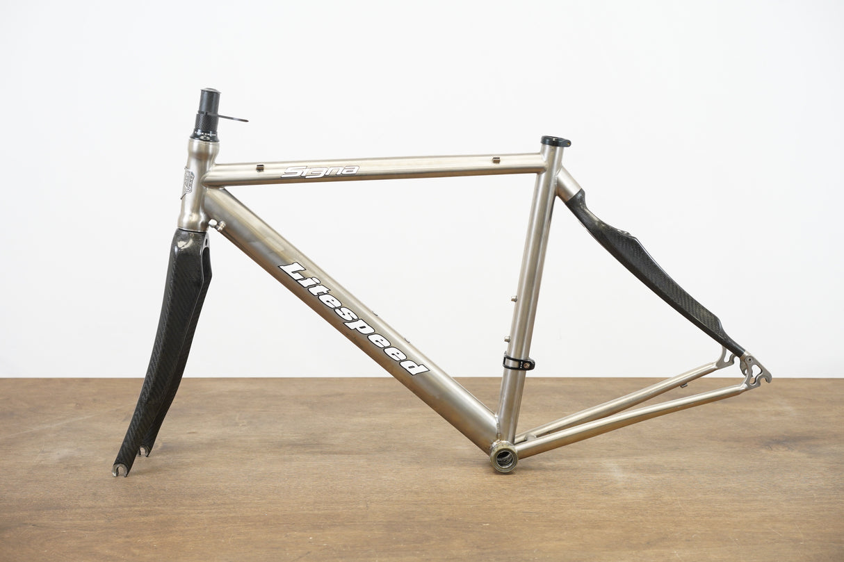 51cm Litespeed Siena Carbon Titanium Rim Brake Frameset