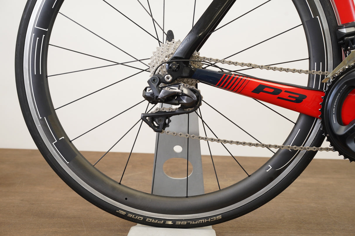 2019 48cm Cervelo P3 Ultegra R8050 Di2 HED Carbon TT Triathlon Rim Brake Bike