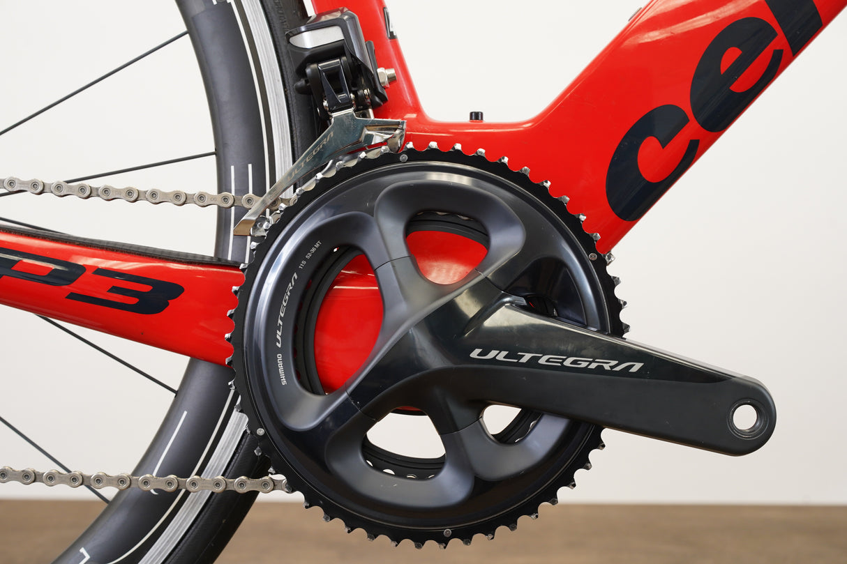 2019 48cm Cervelo P3 Ultegra R8050 Di2 HED Carbon TT Triathlon Rim Brake Bike