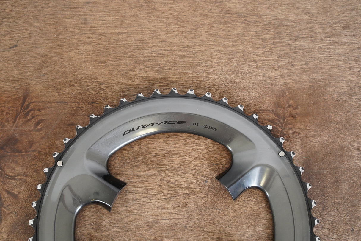 50T Shimano Dura-Ace R9100 11 Speed Mid-Compact Chainring