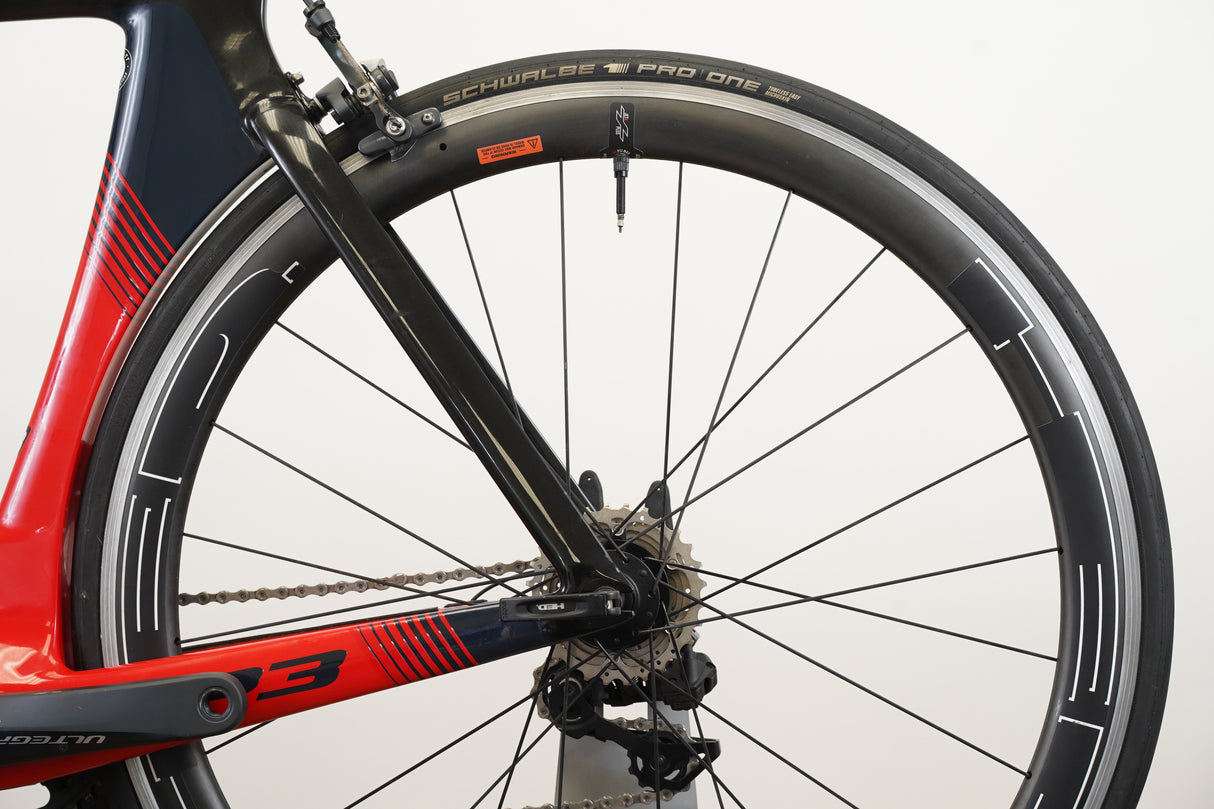 2019 48cm Cervelo P3 Ultegra R8050 Di2 HED Carbon TT Triathlon Rim Brake Bike