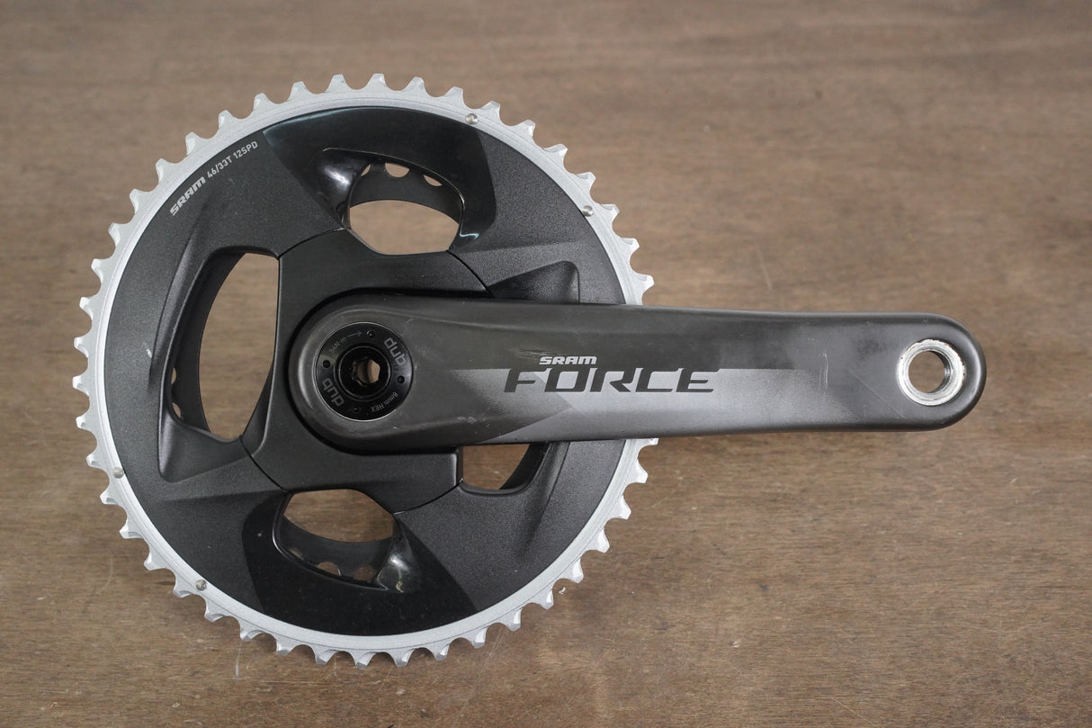 172.5mm 46/33T DUB SRAM Force AXS Quarq Power Meter Crankset