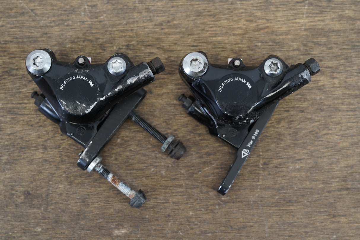 Shimano 105 BR-R7070 Flat Mount Hydraulic Disc Brake Road Calipers 7070