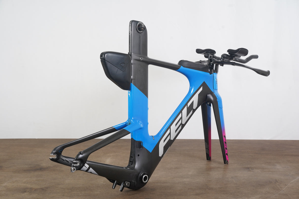 51cm Felt IA 2 Carbon Aero Rim Brake TT Triathlon Frameset IA2 + Cockpit