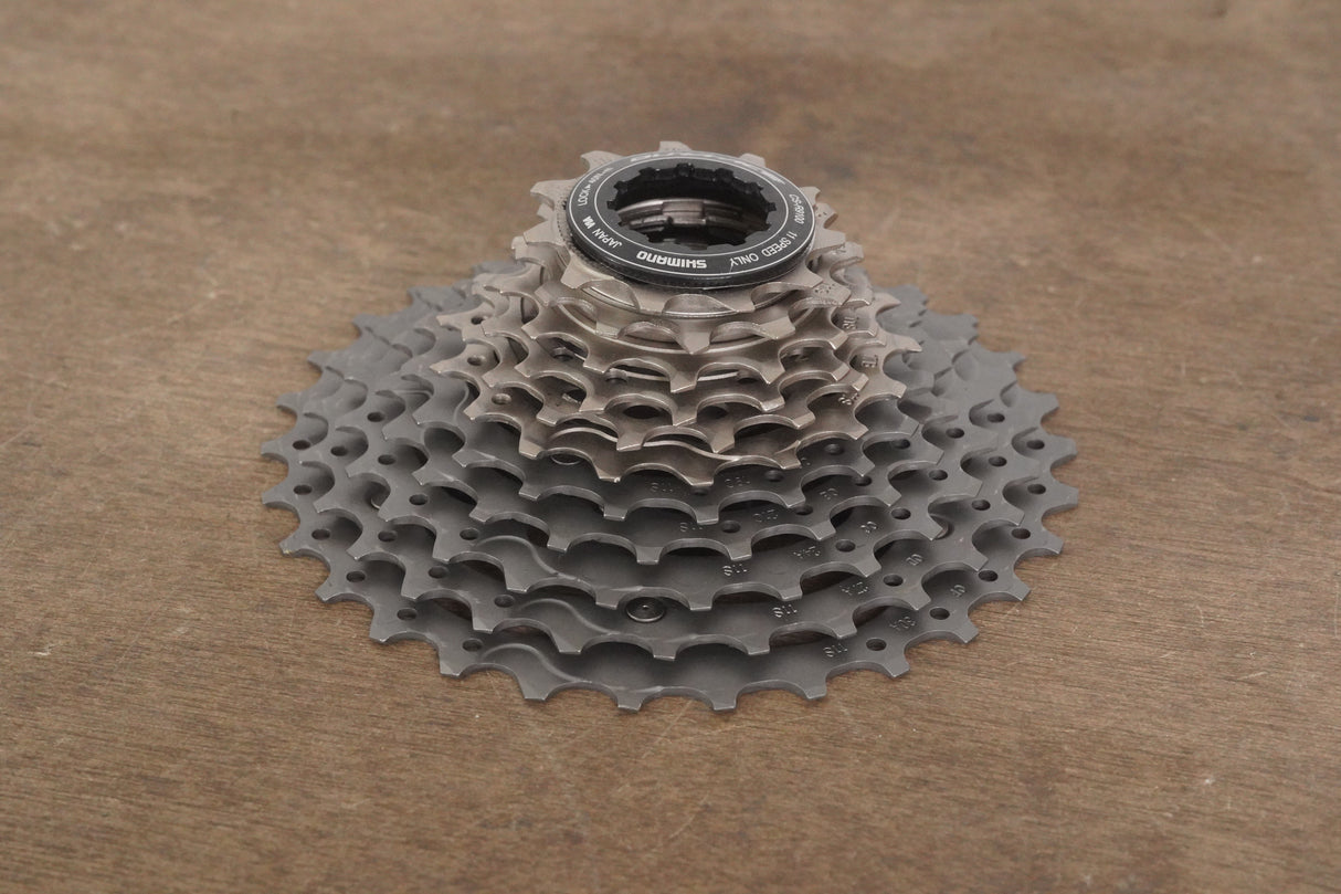 11-30T Shimano Dura-Ace CS-R9100 11 Speed Road Cassette 206g 9100