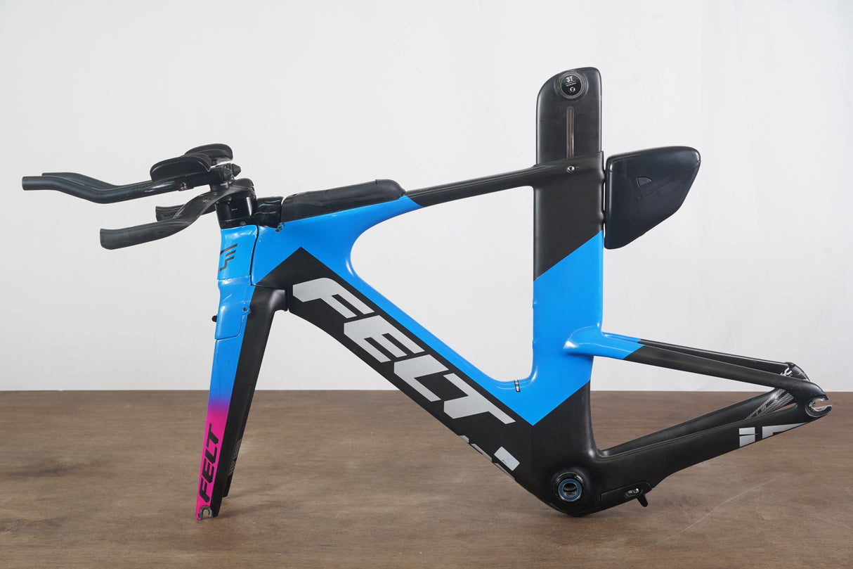 51cm Felt IA 2 Carbon Aero Rim Brake TT Triathlon Frameset IA2 + Cockpit