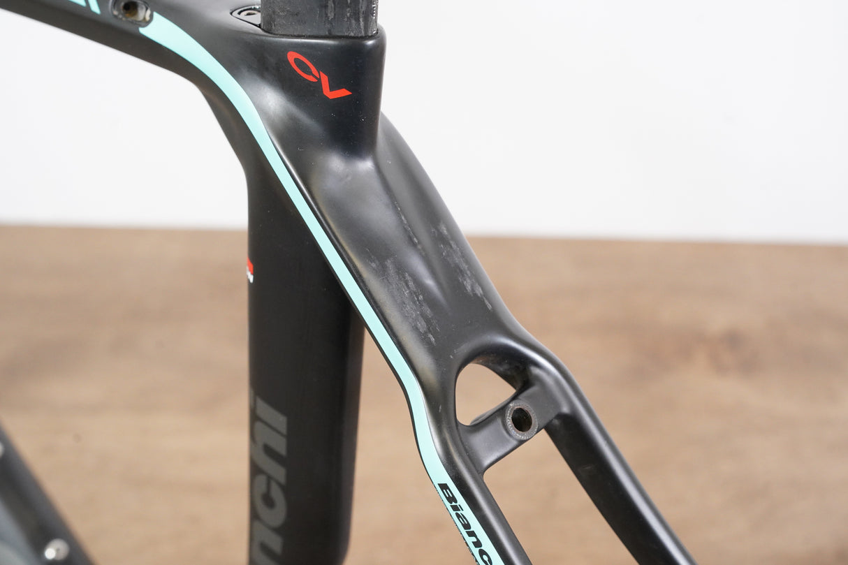 57cm Bianchi Oltre XR3 Carbon Rim Brake Road Frameset