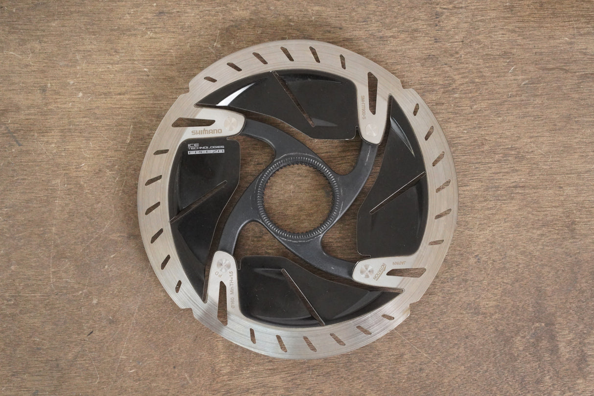 (1) 160mm Shimano Dura-Ace SM-RT900-S Center Lock Disc Brake Rotor