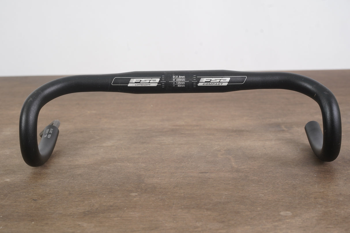 42cm FSA Omega Alloy Compact Road Handlebar 31.8mm