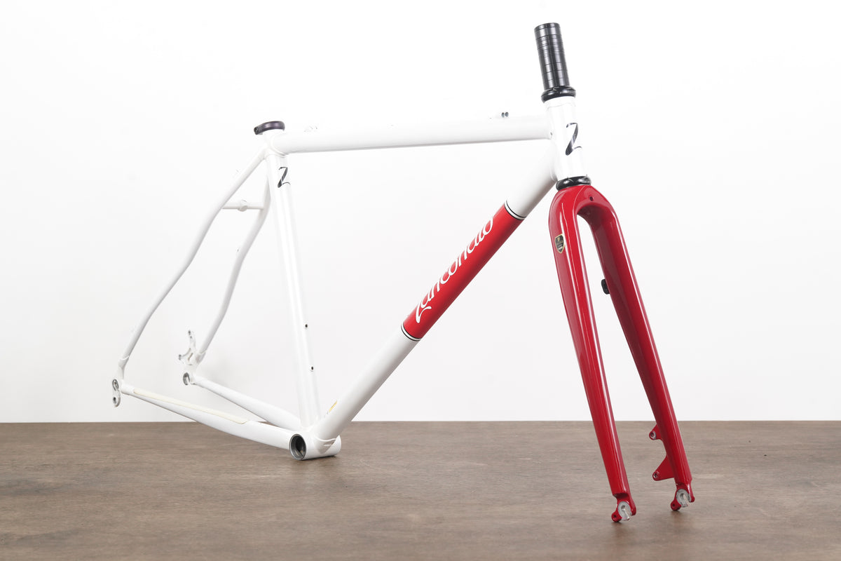 L (Large) Zanconato Steel Disc Brake Road Frameset *Custom Geometry*