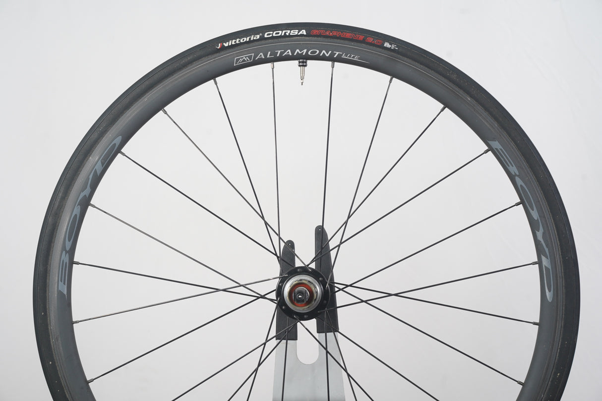 Boyd Altamont Lite White Industries Alloy Clincher Rim Brake Road Wheelset 11 Speed