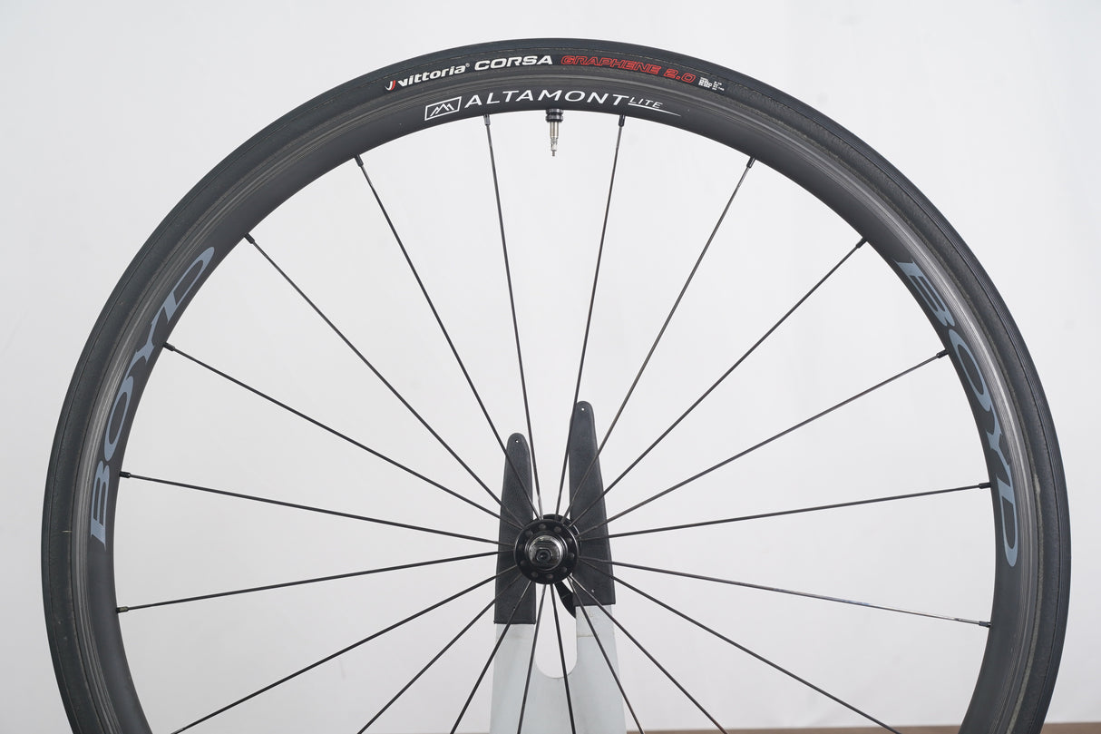 Boyd Altamont Lite White Industries Alloy Clincher Rim Brake Road Wheelset 11 Speed