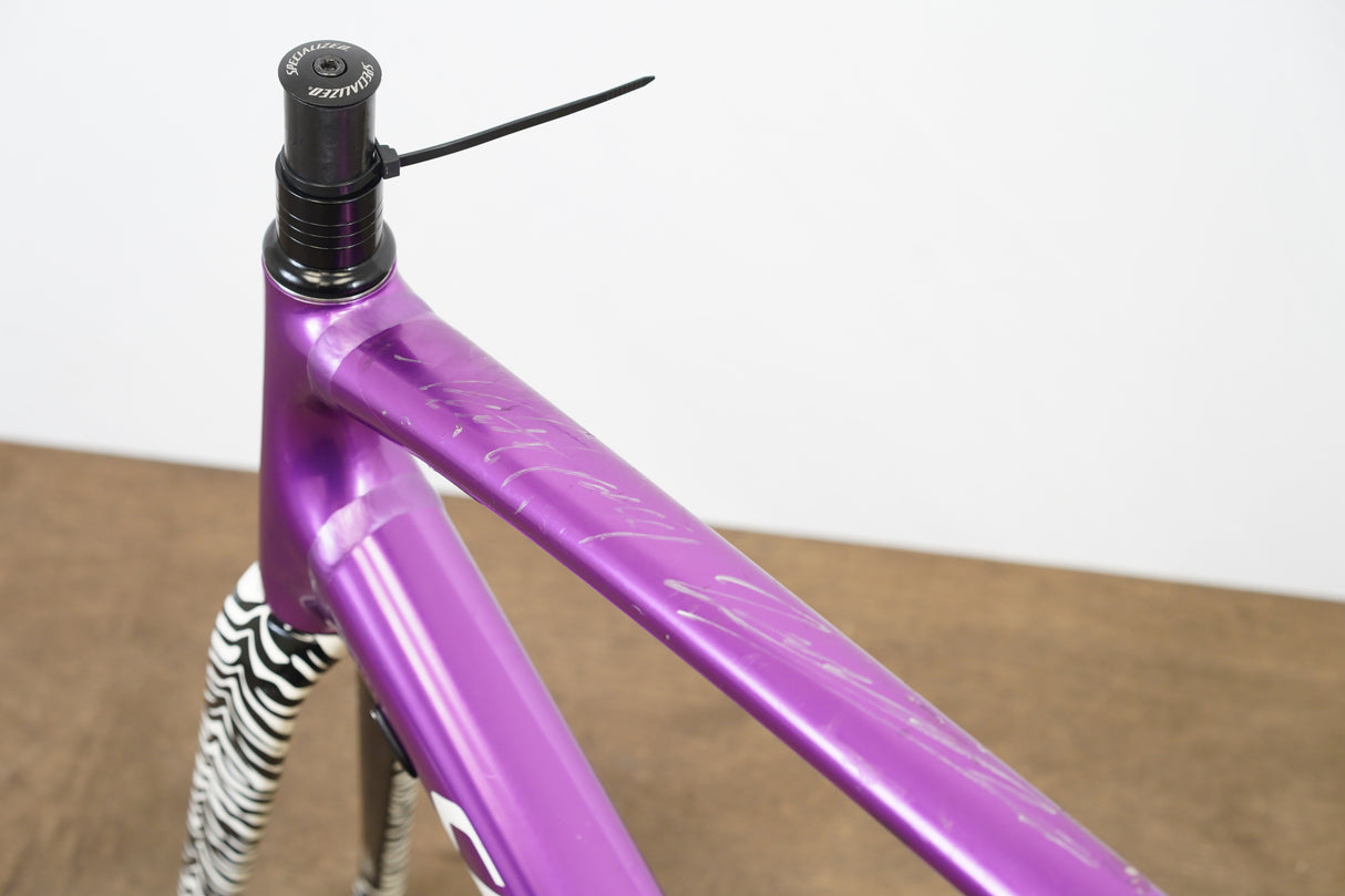 58cm Specialized Allez Sprint Zebra LTD Alloy Rim Road Frameset (Signed By Sagan)