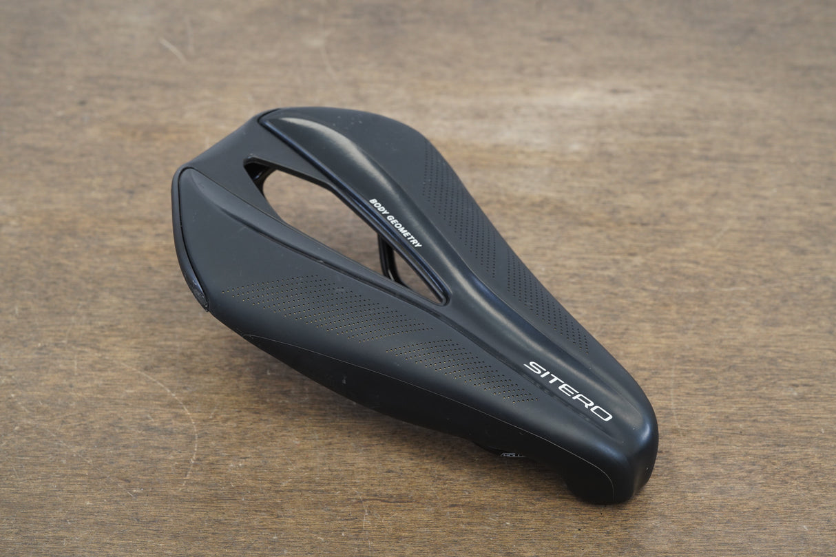 145mm Specialized Sitero Comp Cr-Mo TT Triathlon Saddle + Bottle Cage Mount 317g