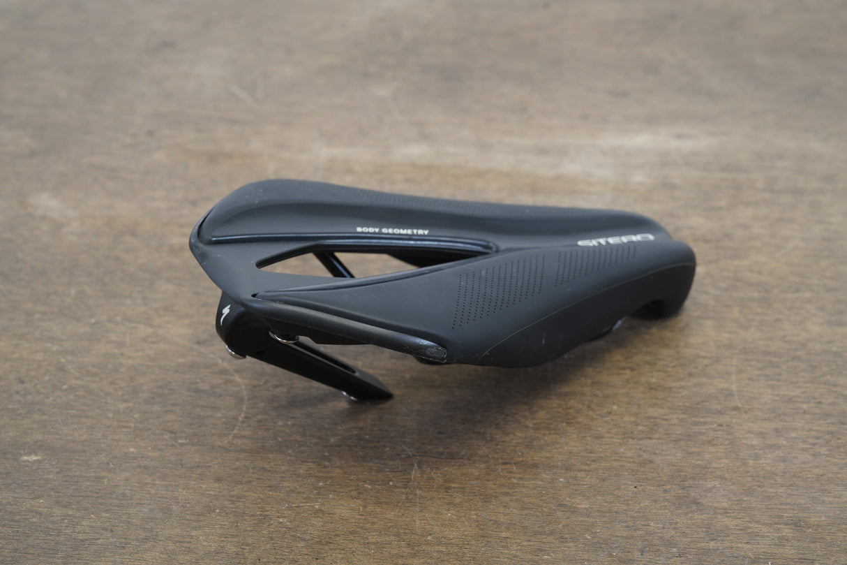 145mm Specialized Sitero Comp Cr-Mo TT Triathlon Saddle + Bottle Cage Mount 317g