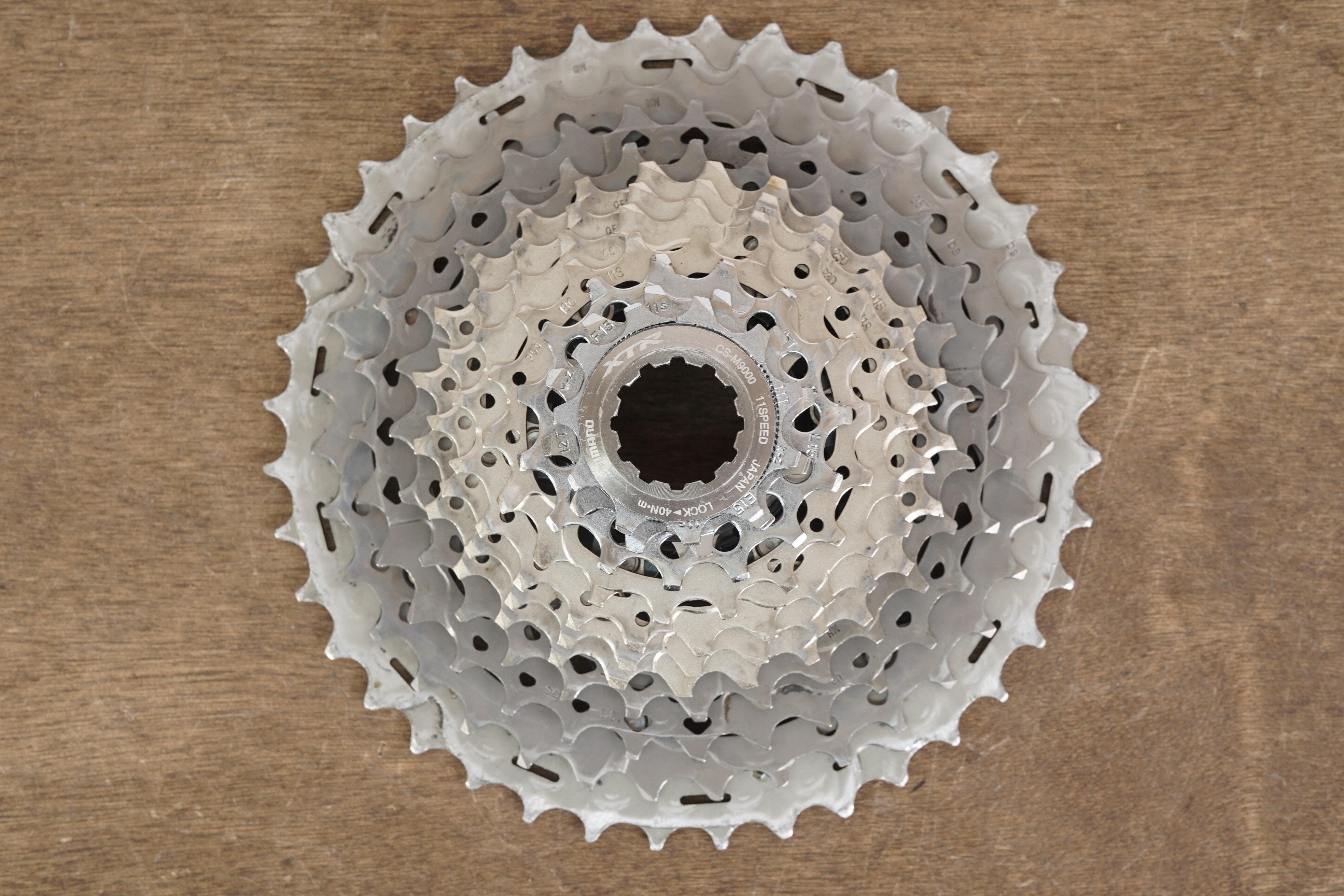 11-40T Shimano XTR CS-M9000 11 Speed MTB Cassette 354g 9000