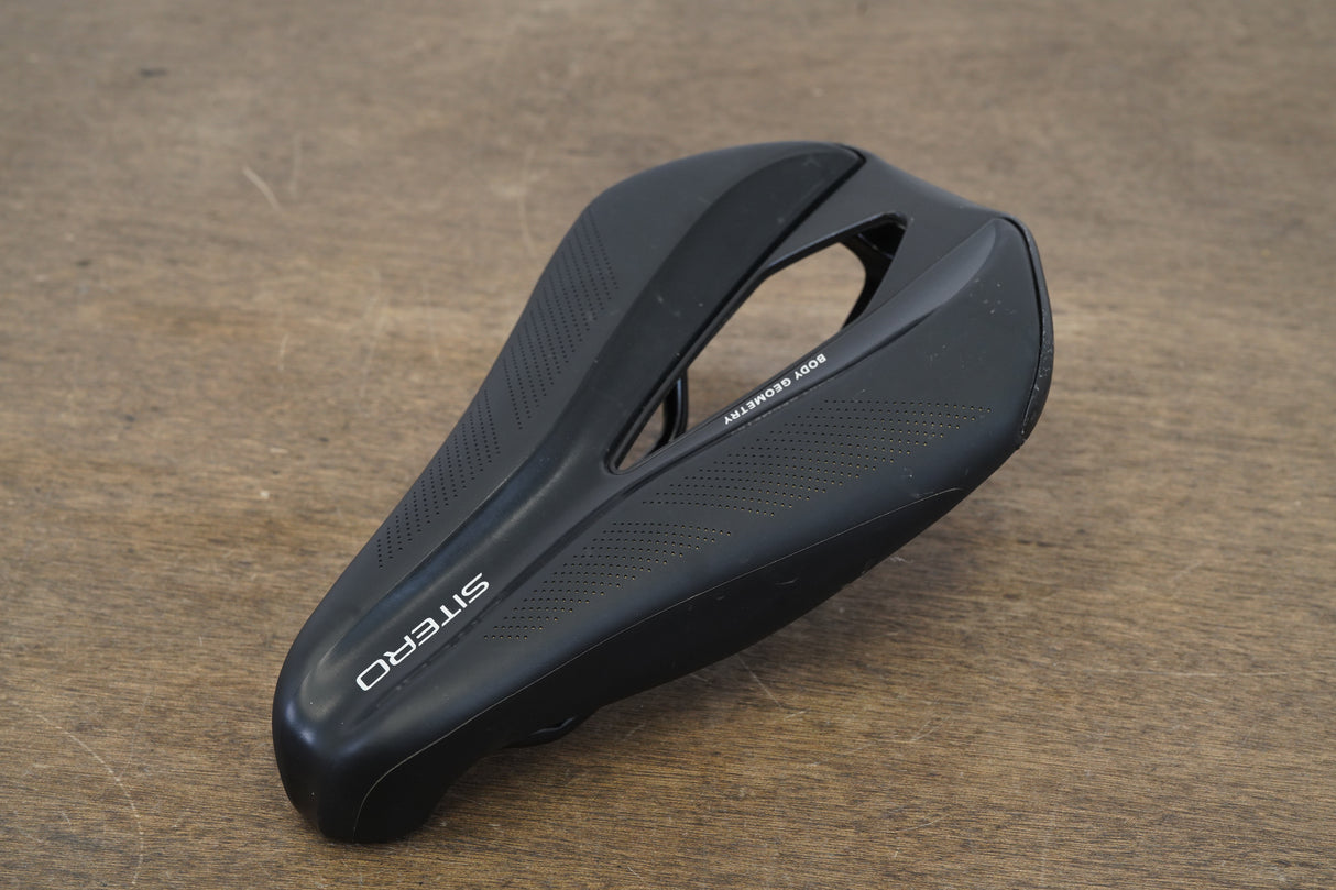 145mm Specialized Sitero Comp Cr-Mo TT Triathlon Saddle + Bottle Cage Mount 317g