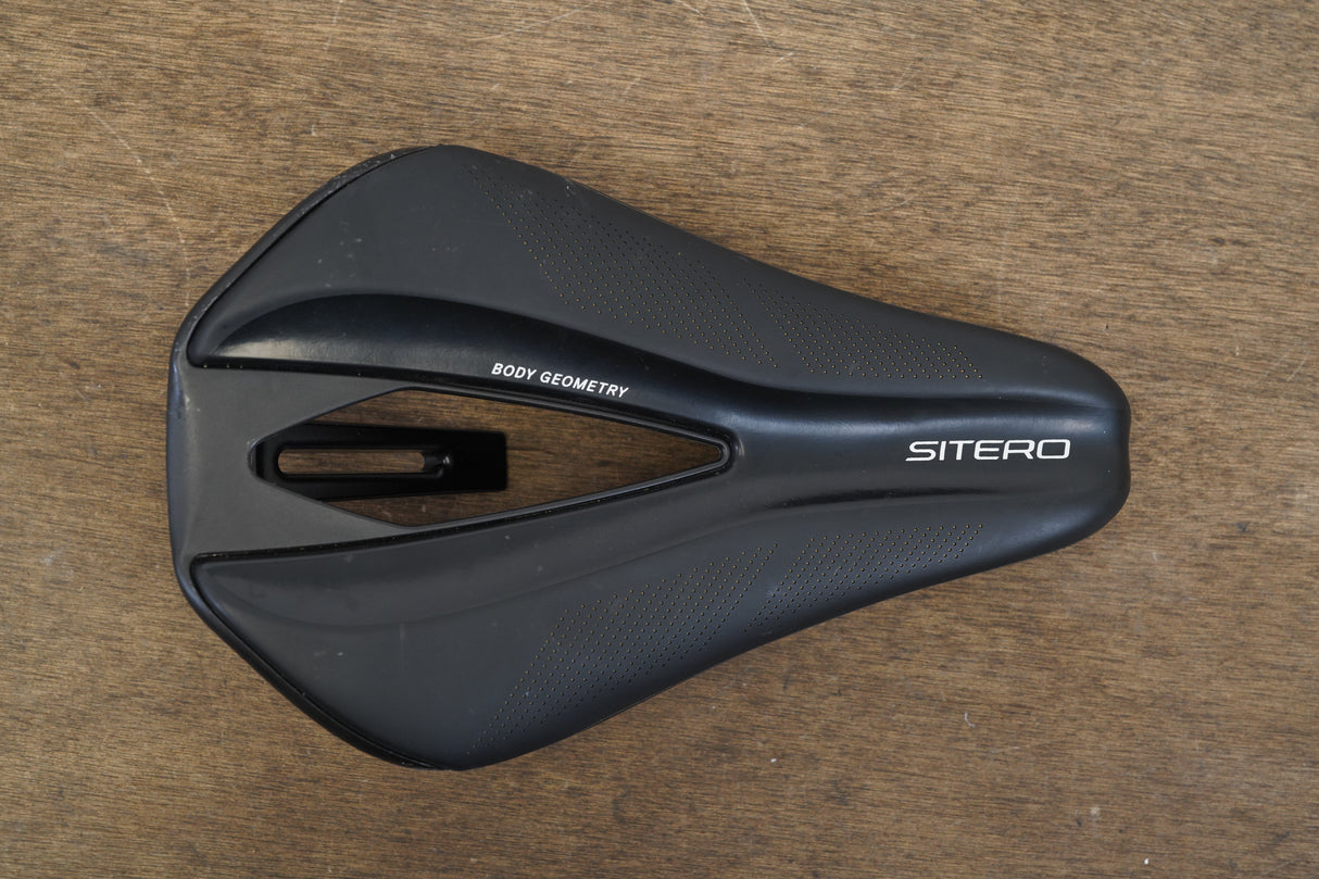 145mm Specialized Sitero Comp Cr-Mo TT Triathlon Saddle + Bottle Cage Mount 317g