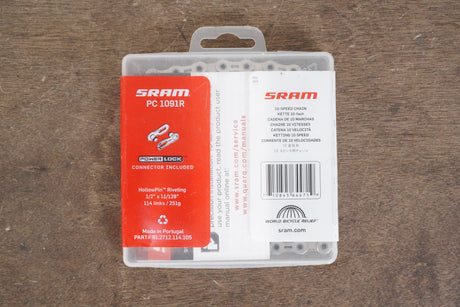 NEW 114L SRAM PC-1091R 10 Speed Road Chain 114 Links 1091 R