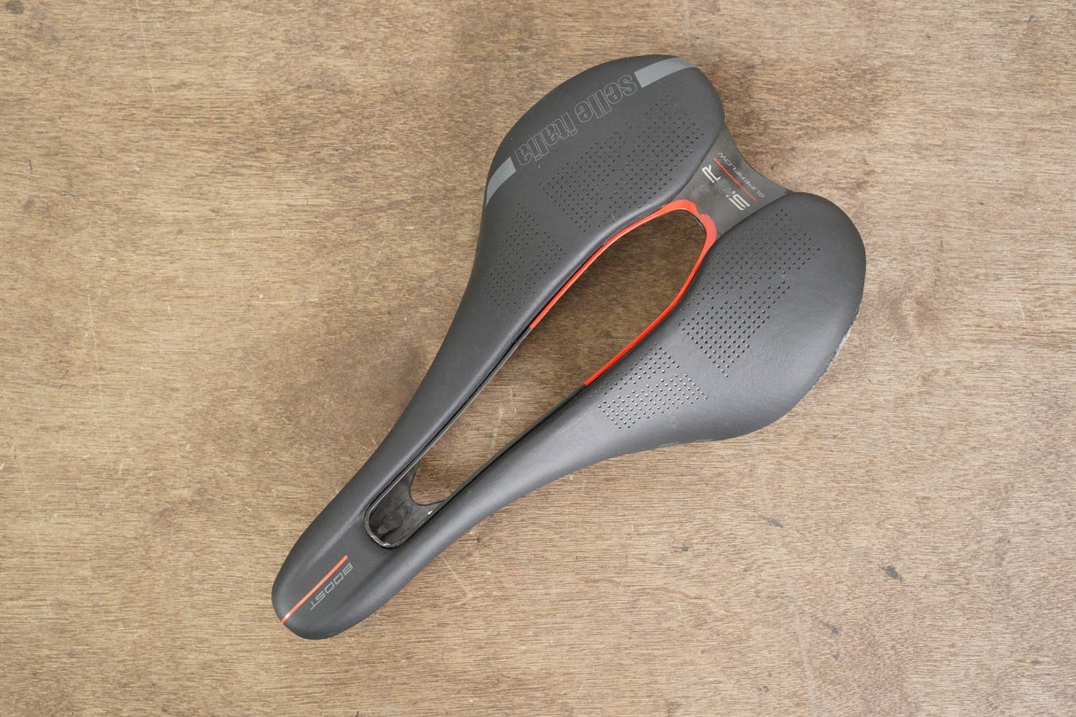 145mm Selle Italia SLR Superflow Boost Carbon Rail Road Saddle 129g