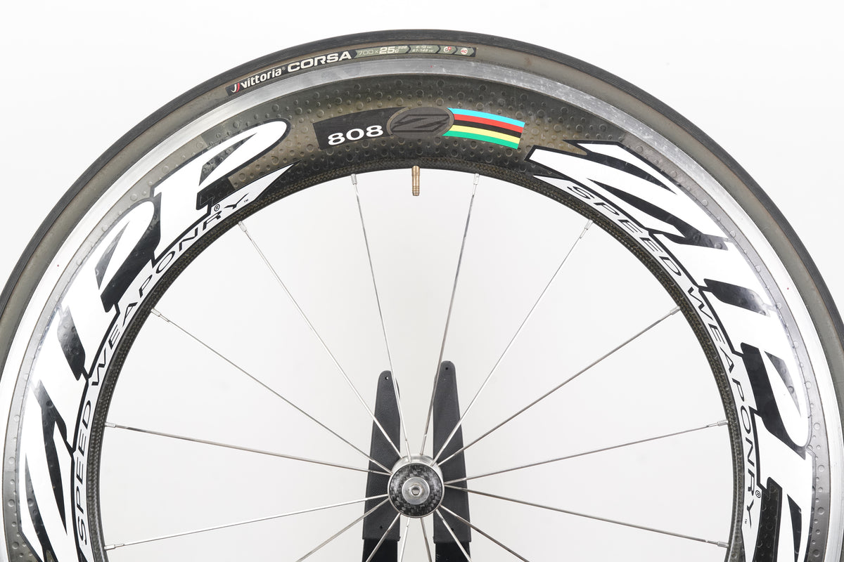 FRONT Zipp 808 Clincher Carbon Rim Brake Wheel