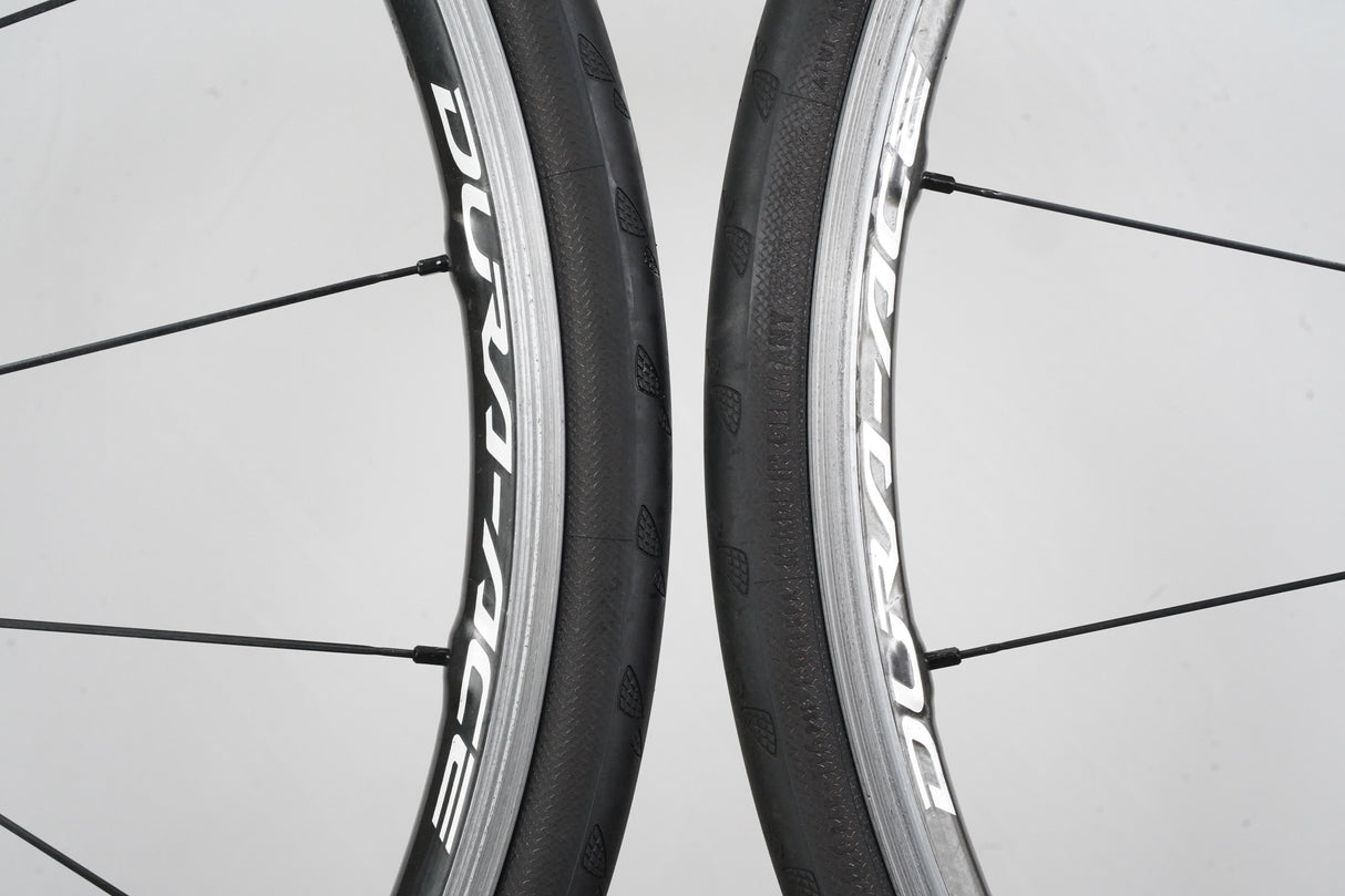 Shimano Dura-Ace WH-9000 C24 Carbon Clincher Rim Brake Wheelset 11 Speed