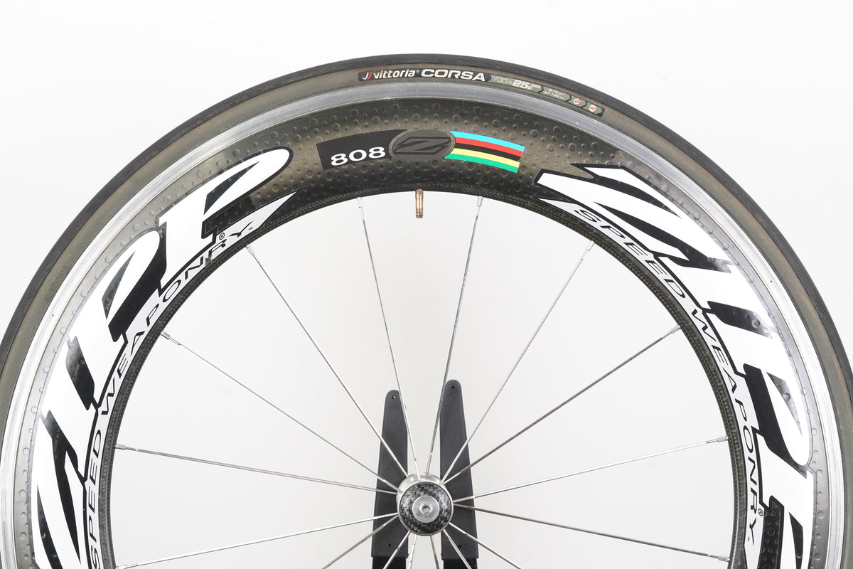FRONT Zipp 808 Clincher Carbon Rim Brake Wheel