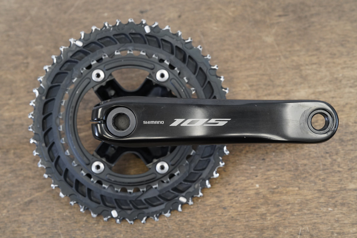 165mm 50/34T Shimano 105 FC-R7100 12 Speed Road Crankset 7100 754g