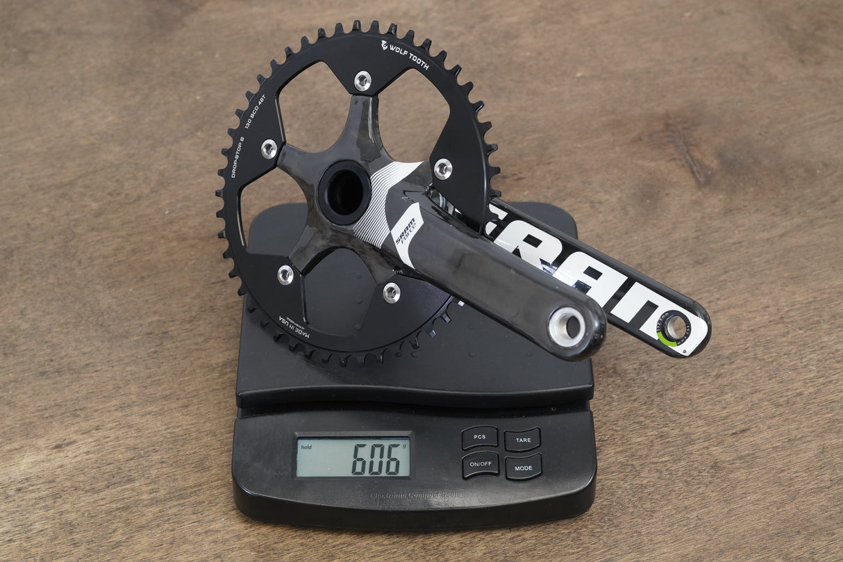 172.5mm 48T BB30 SRAM Force 1x10 Speed Carbon Road Crankset 606g