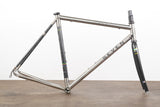 56cm Seven Cycles Odonata Titanium Carbon Rim Brake Road Frameset
