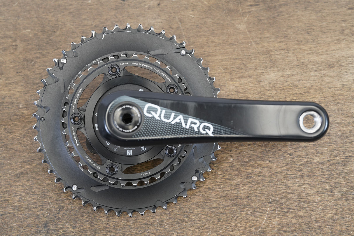 165mm 50/34T GXP SRAM Red 22 Quarq DZero Power Meter Crankset 728g