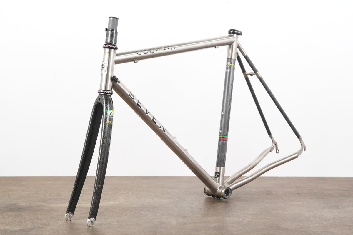56cm Seven Cycles Odonata Titanium Carbon Rim Brake Road Frameset
