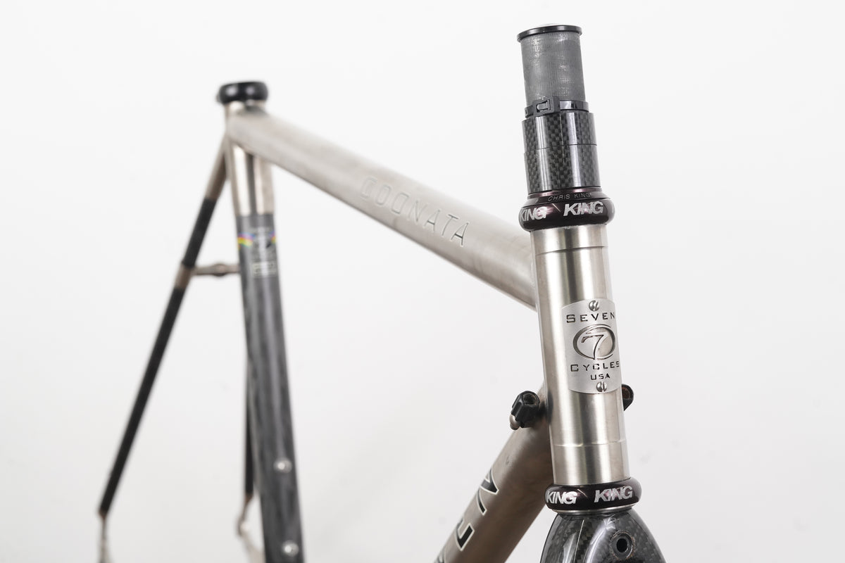 56cm Seven Cycles Odonata Titanium Carbon Rim Brake Road Frameset