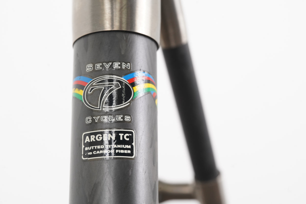 56cm Seven Cycles Odonata Titanium Carbon Rim Brake Road Frameset