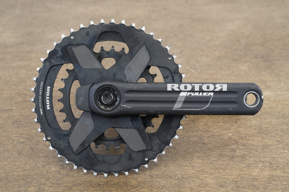 165mm 46/30T BB30 Rotor INpower Power Meter Road Crankset 696g
