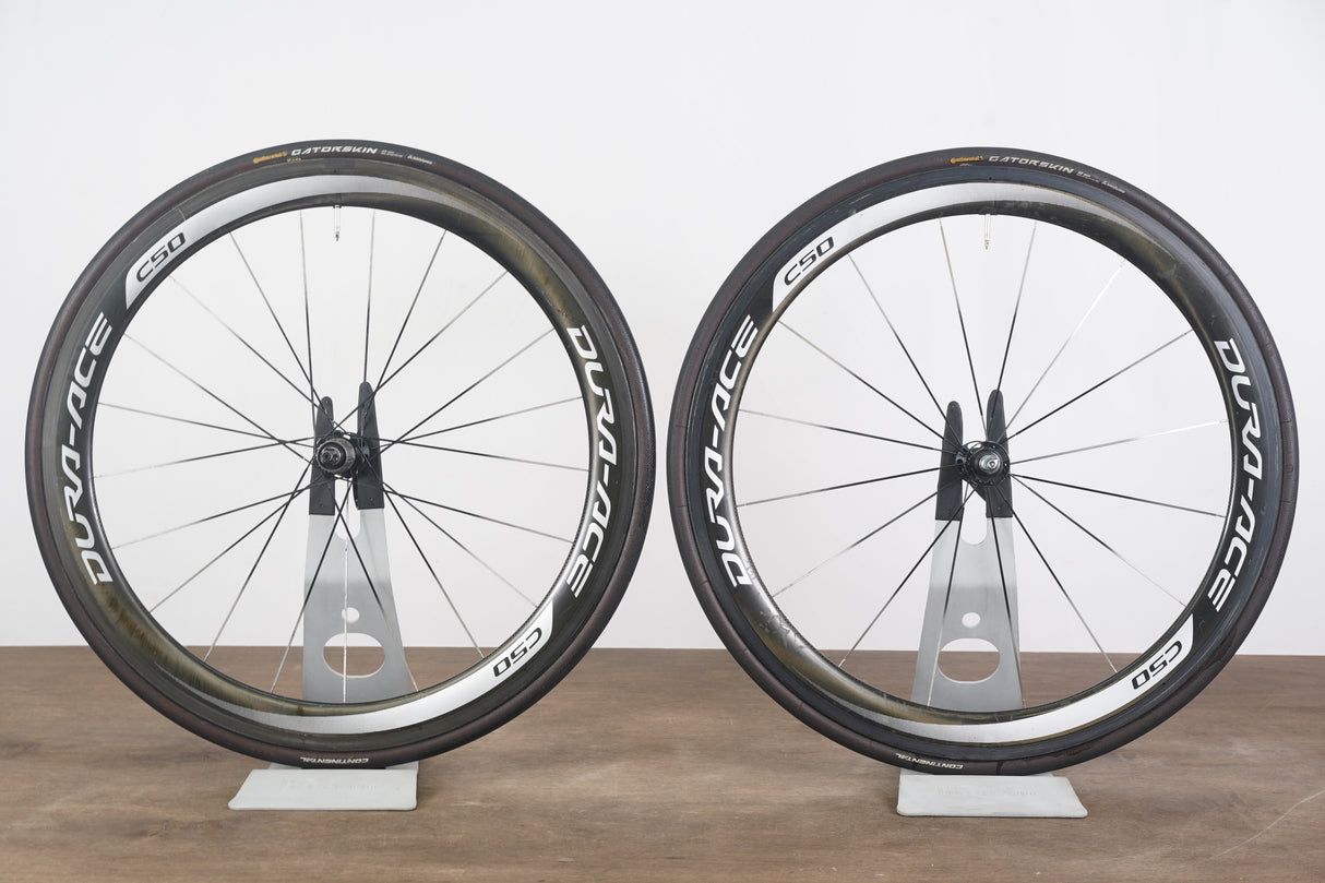 Shimano Dura-Ace WH-9000 C50 Carbon Tubular Rim Brake Wheelset 11 Speed