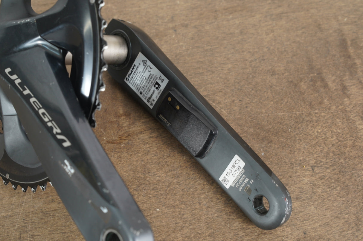 172.5mm 50/34T Shimano Ultegra FC-R8000 Giant Power Meter Crankset 8000