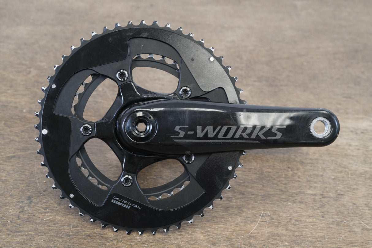172.5mm 52/36T BB30 Specialized Fact Carbon Road Crankset 611g