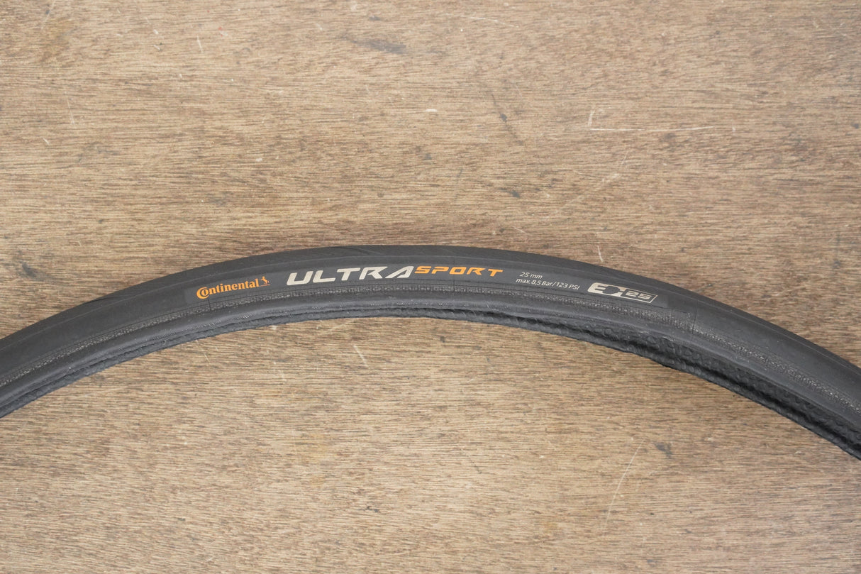 (2) 700x25C (25mm) Continental Ultra Sport Clincher Road Tires