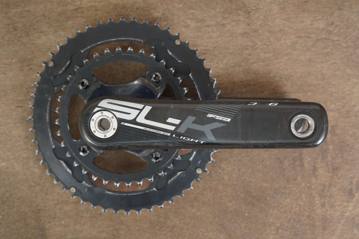 172.5mm 52/36T BB386 FSA SL-K Light Carbon Road Crankset SLK