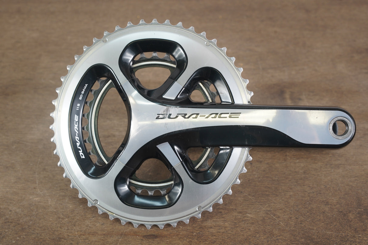 175mm 50/34T Shimano Dura-Ace FC-9000 11 Speed Crankset 9000